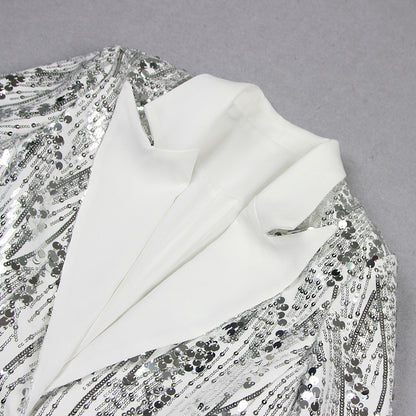 Glamour Sparkle Two-Piece Sequin Set