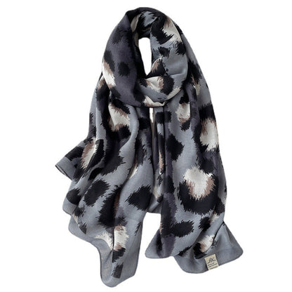 Scarf Female Autumn And Winter Travel Decoration Thin Cotton And Linen Long Shawl