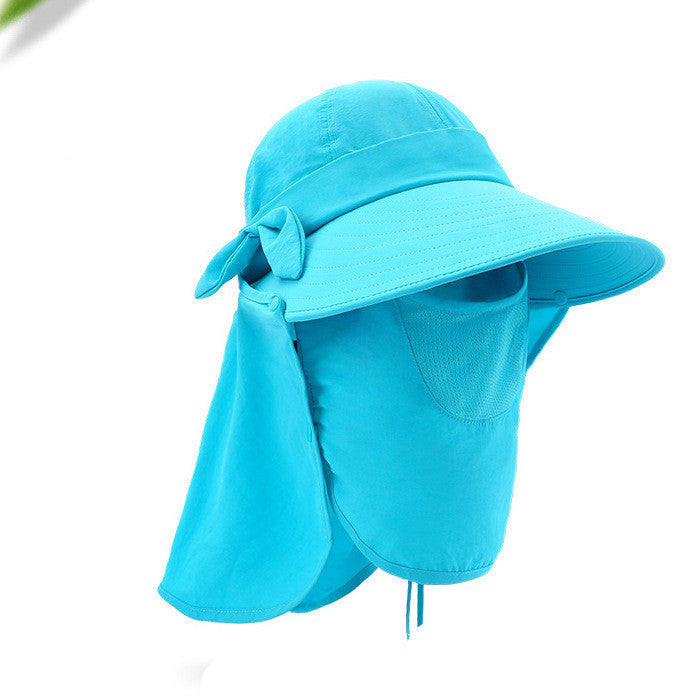 Big Brim Sun Visor Hat – Full Face & Neck Protection for Women