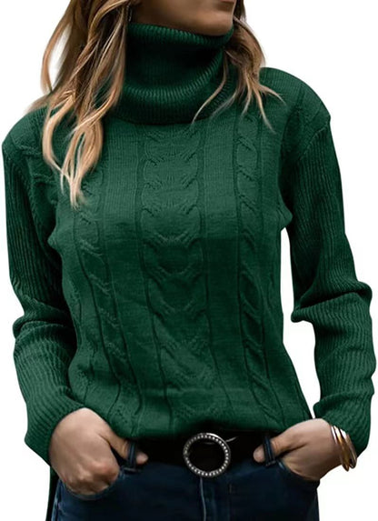Classic Retro Turtleneck Knit