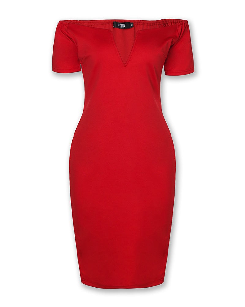 Edgy Elegance: Hip Dress and Fitted Skirt Set