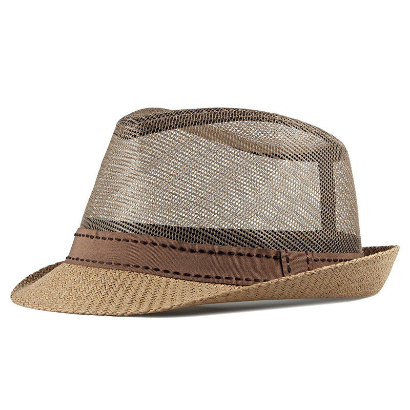 Summertime Breathable Mesh Straw Hat