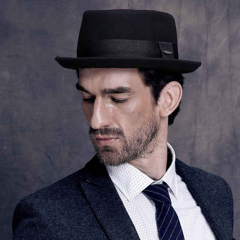 Classic Wool Knit Hat for Men