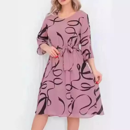 Graceful Flow Plus Dress