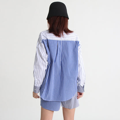 Urban Elegance Long-Sleeve Shirt Set