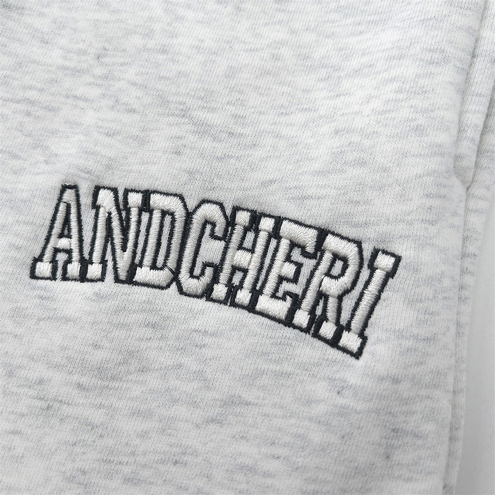 Men’s Embroidered Letter Athletic Jogger Pants