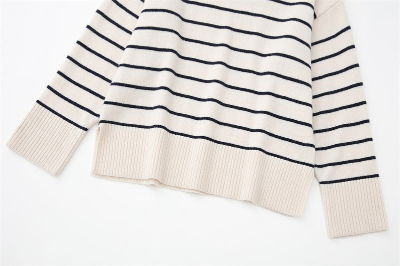 Urban Stripe Knit Pullover
