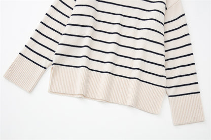 Urban Stripe Knit Pullover