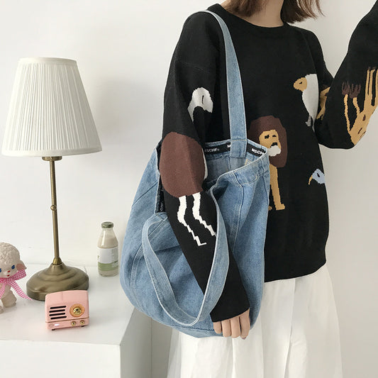 Denim Breeze Shoulder Bag