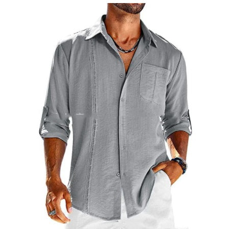 Monochrome Elite Button-Down Shirt