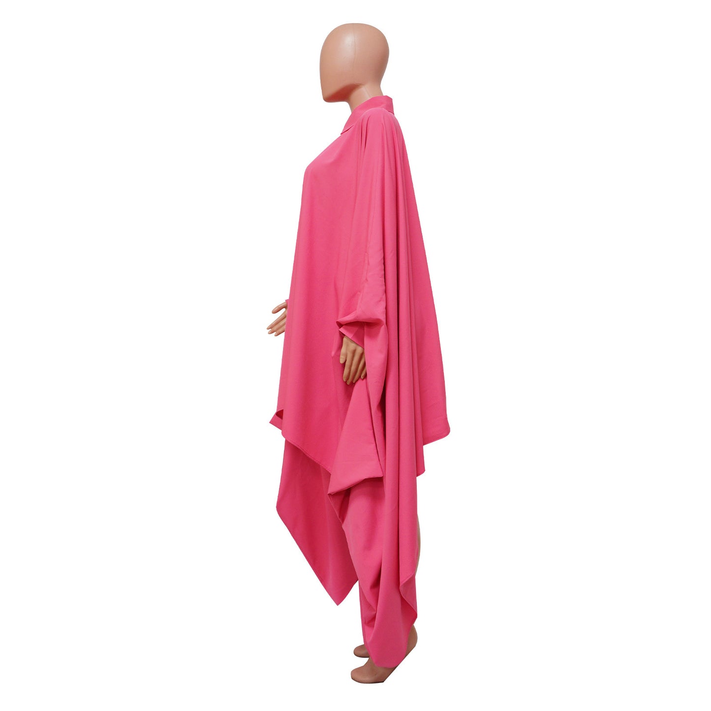 Sculpted Comfort Plus-Size Batwing Dress