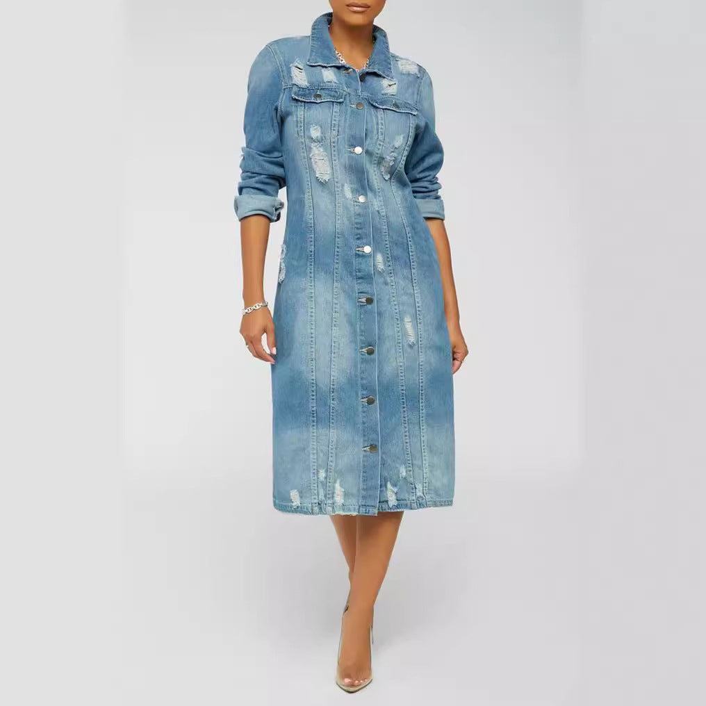 Midnight Indigo Duster
