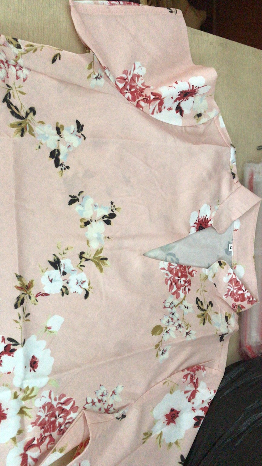 Vibrant Blooms Plus Size Shirt – Short Sleeve Style