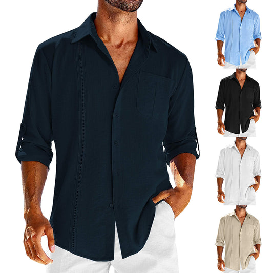 Monochrome Elite Button-Down Shirt
