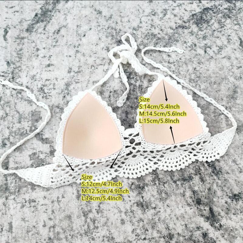 Handcrafted Elegance: Solid Color Crochet Bikini