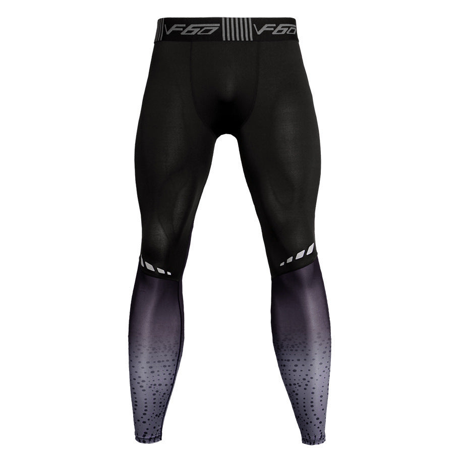 Men’s Running Compression Tights – Long Sports Leggings for Training