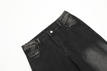 Men's Fashion Loose Fit Bootcut Denim Pants