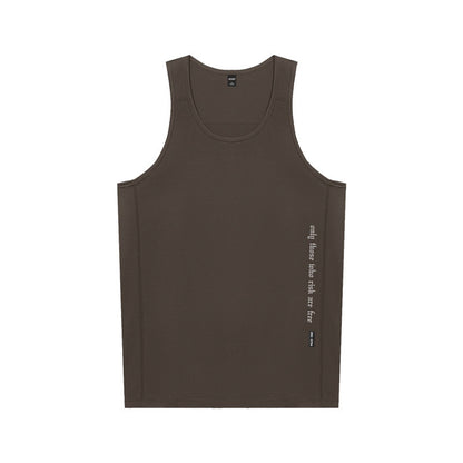Stride Fit Men’s Athletic Tank – Breathable Solid Sportswear