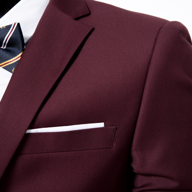 Classic One-Button Business Blazer