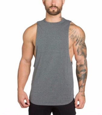 Power Flex Men’s Long Muscle Tank – Gym & Training Performance Tee
