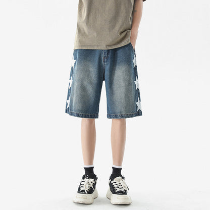 Star Vibe Retro Denim Pants