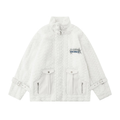 Luxe Ride Thickened Wool Motorcycle Jacket