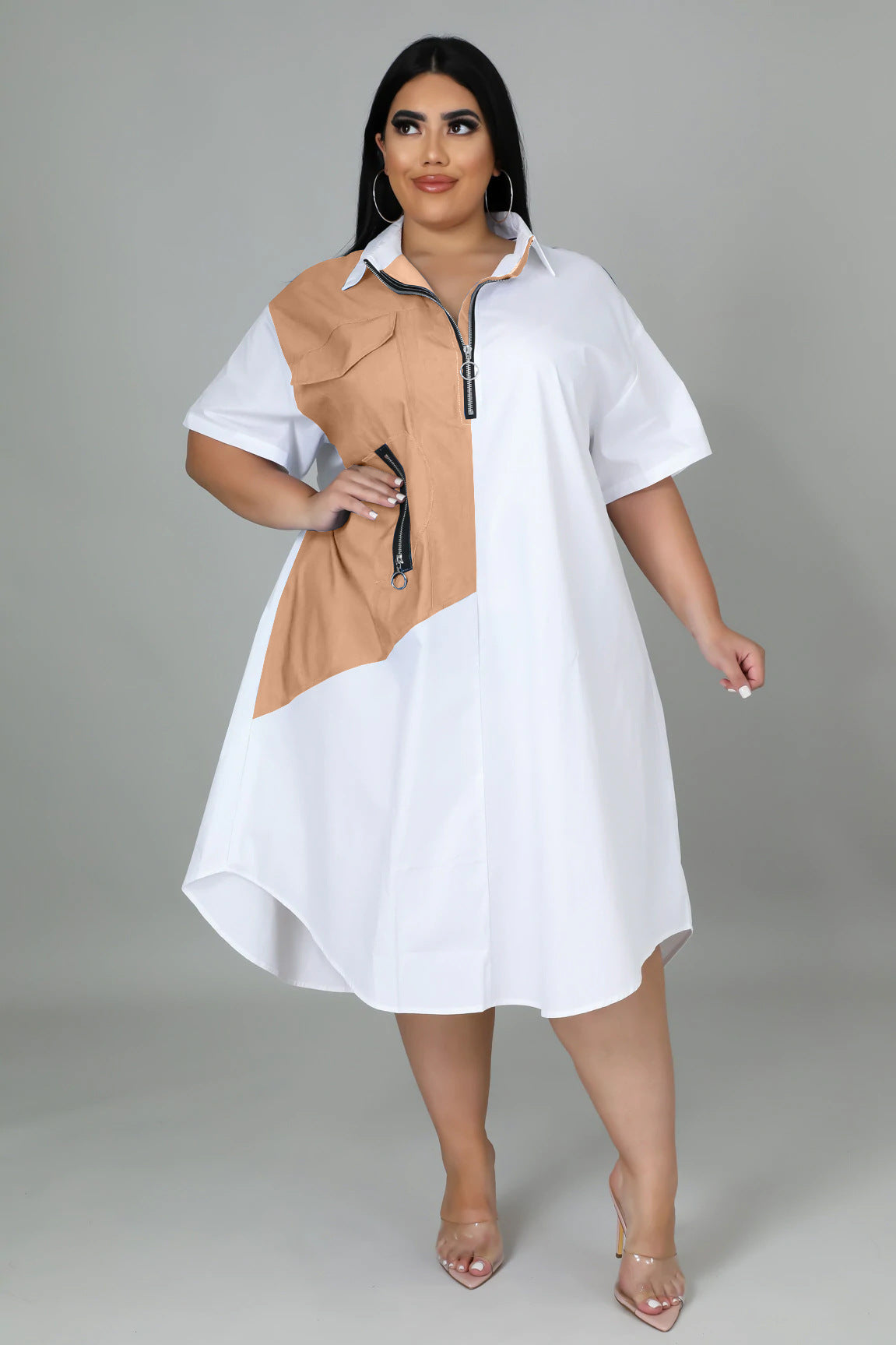 Relaxed Glamour Curve Dress