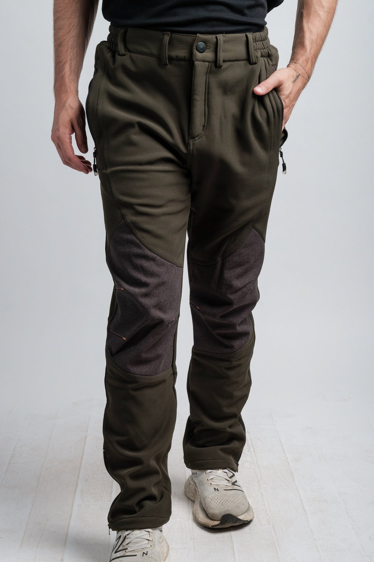 Men's Green Adventure Water Resistant Pants Northbound Gear