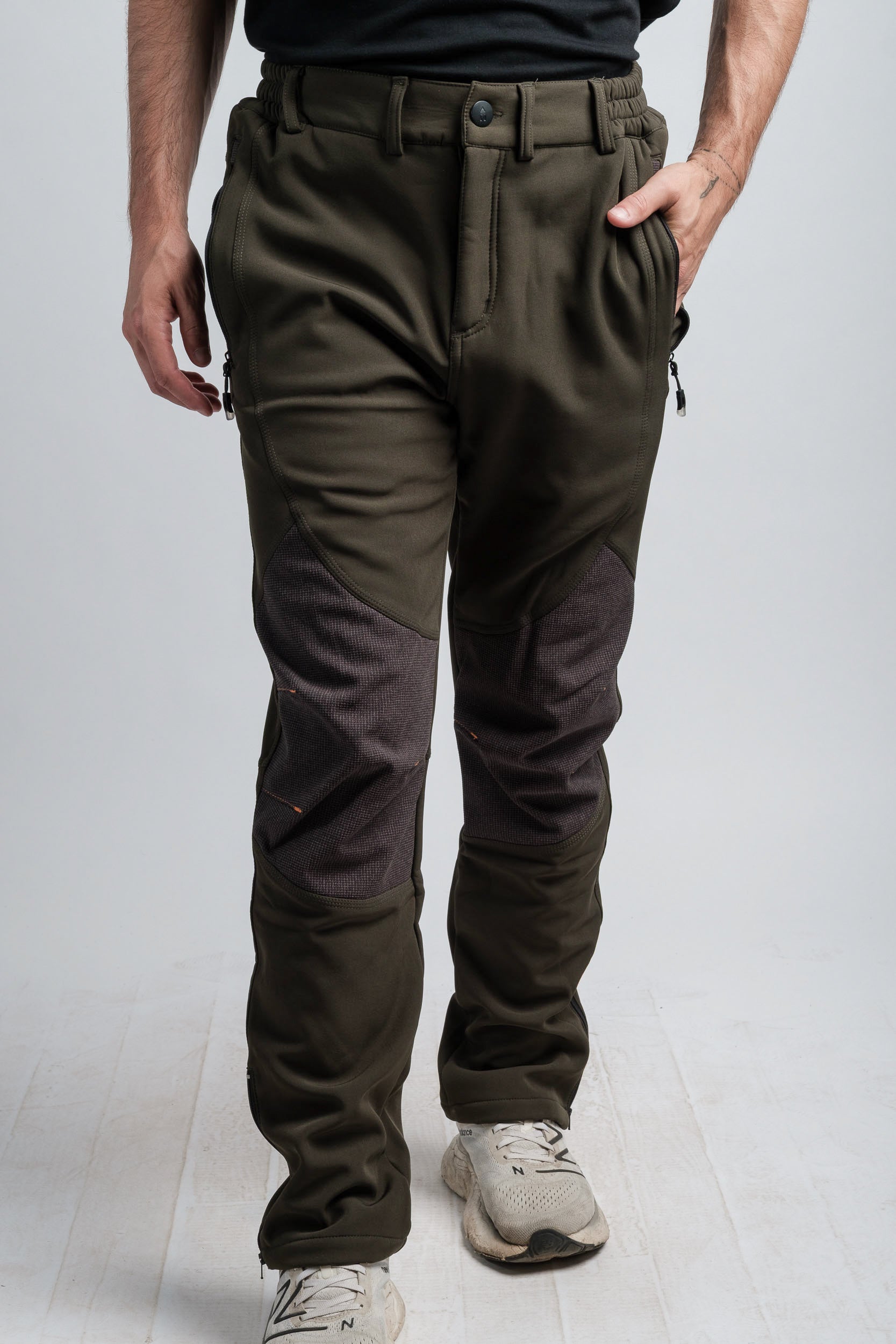 Men's Green Adventure Water Resistant Pants Northbound Gear