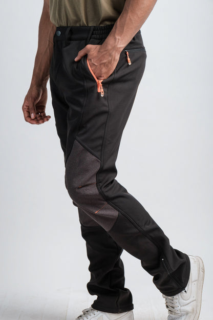 Men's Black Adventure Water Resistant Pants Northbound Gear