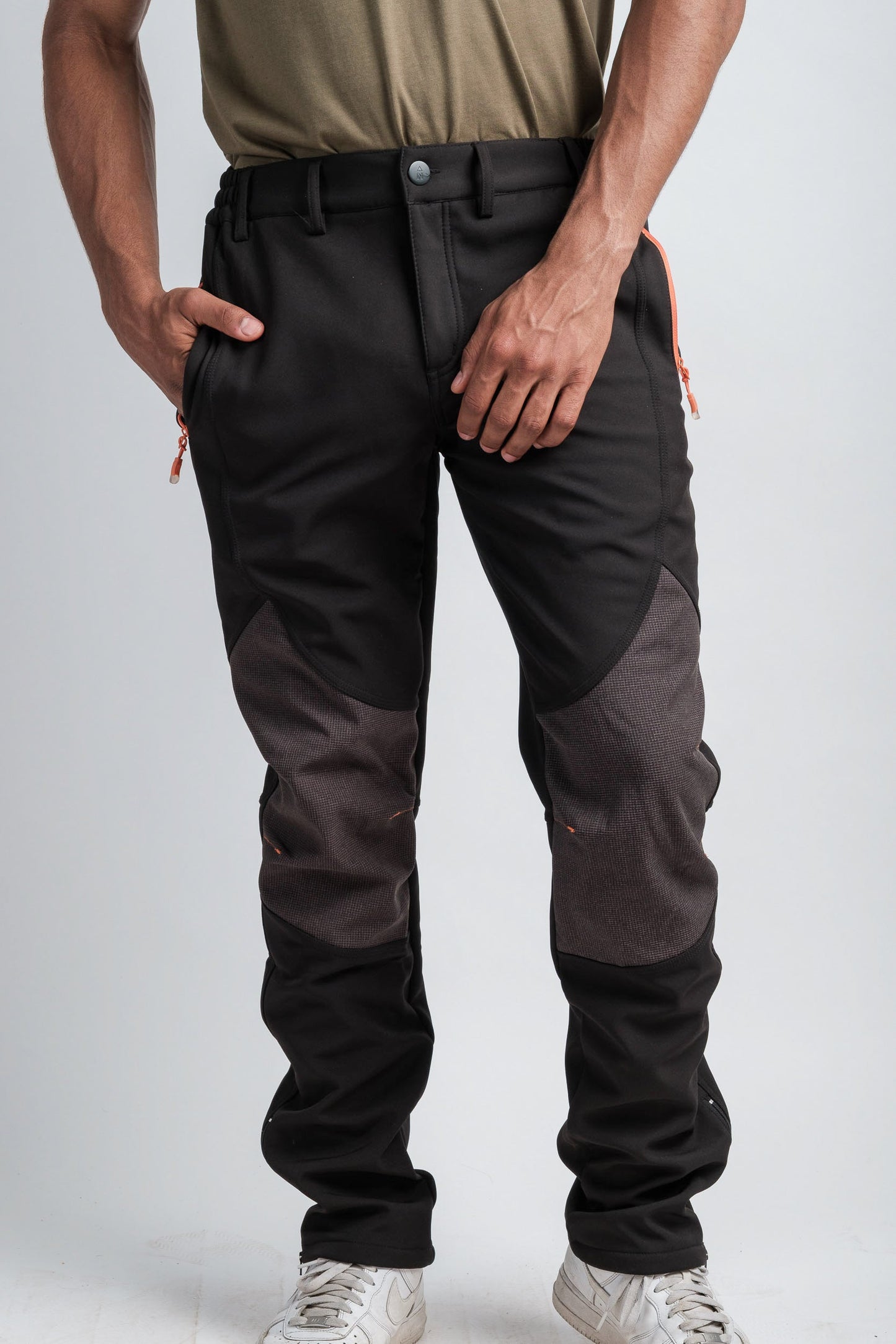 Men's Black Adventure Water Resistant Pants Northbound Gear