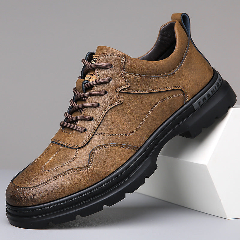 Trail Trek Men’s Rugged Leather Walkers