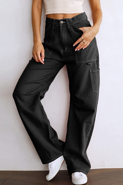 Allure High Waist Utility Wide Leg Pants