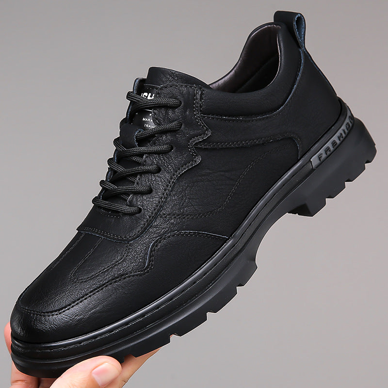 Trail Trek Men’s Rugged Leather Walkers