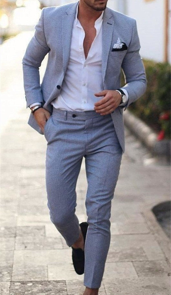 Elegant Curve Plus Two-Piece Suit