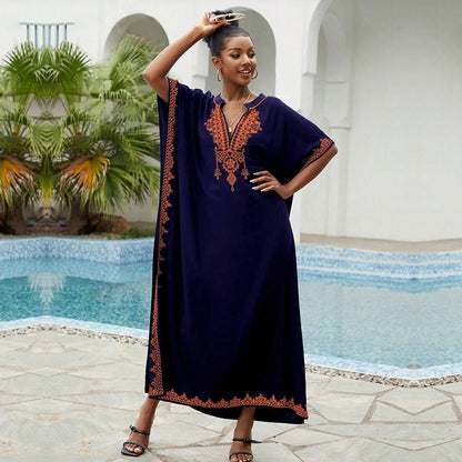 Coastal Breeze Rayon Beach Blouse – Plus Size Edition