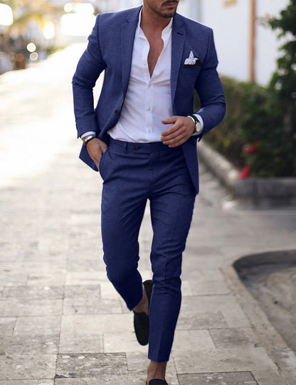 Elegant Curve Plus Two-Piece Suit
