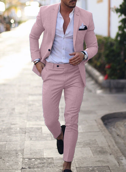 Elegant Curve Plus Two-Piece Suit