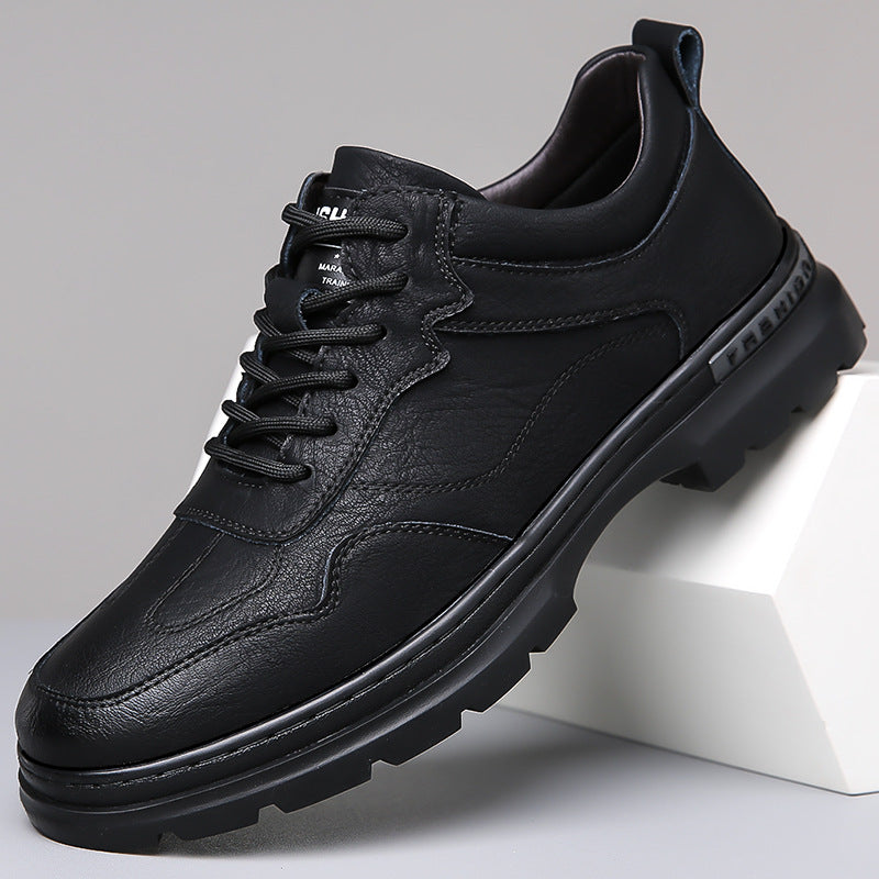 Trail Trek Men’s Rugged Leather Walkers