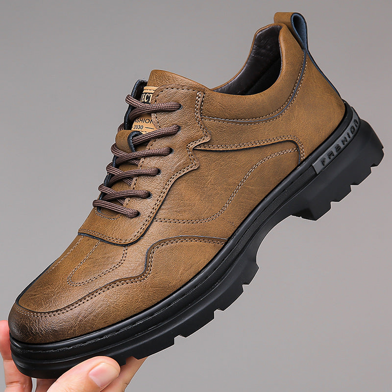 Trail Trek Men’s Rugged Leather Walkers