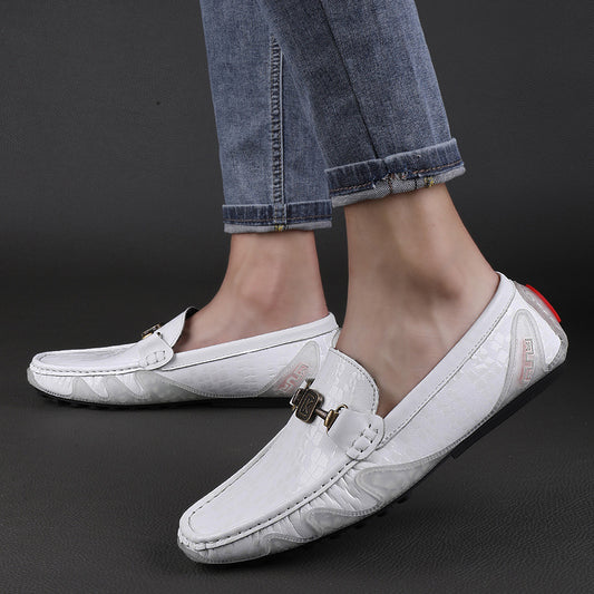 Prime Hide Men’s Leather Walkers – First Layer Cowhide Casual Shoes
