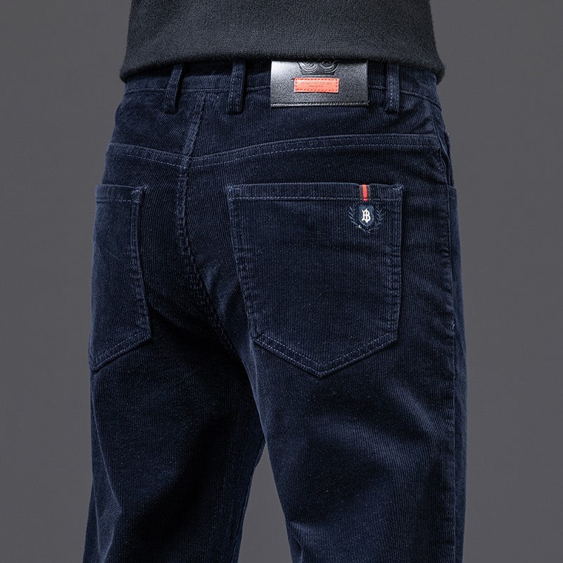 Autumn Core Velvet-Lined Straight Trousers
