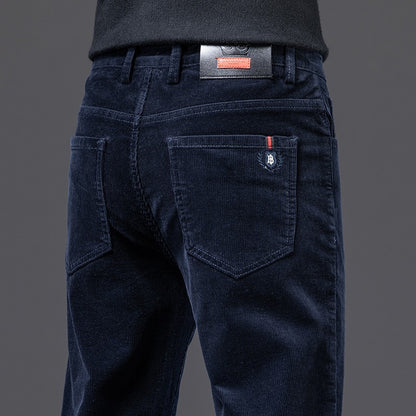 Autumn Core Velvet-Lined Straight Trousers