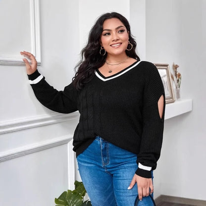 Plus Cozy Knit Sweater