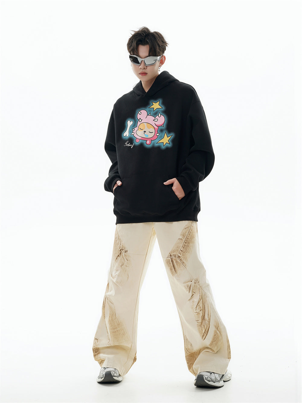 Urban Artistry Paint-Splattered Pants