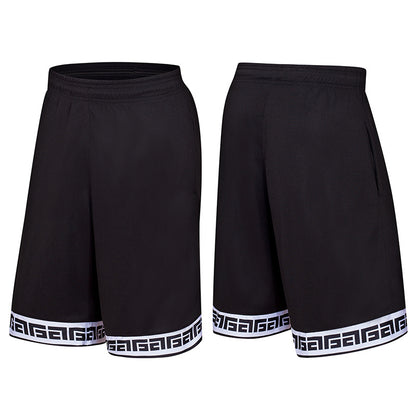 Fitness Shorts for Men – Lightweight Letter Print Gymwear