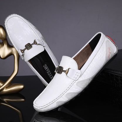 Prime Hide Men’s Leather Walkers – First Layer Cowhide Casual Shoes
