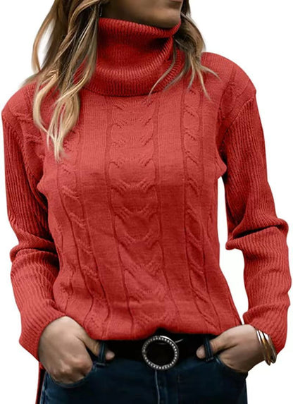 Classic Retro Turtleneck Knit