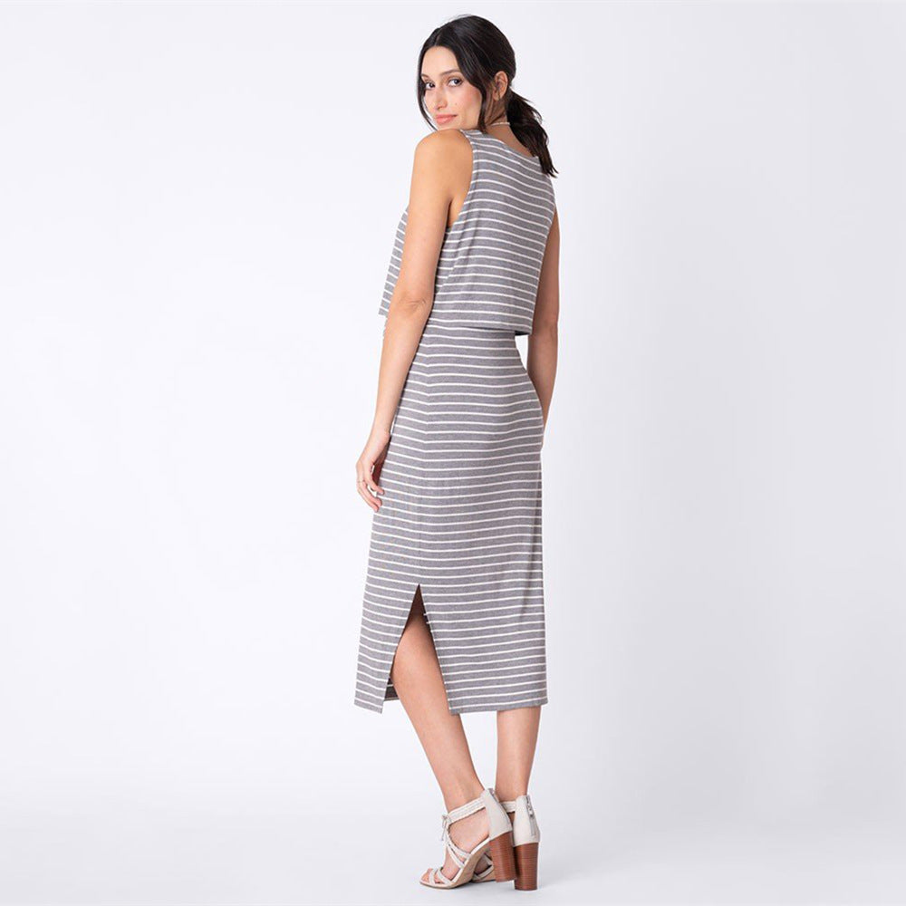 Mama Ease Layered Feeding Dress