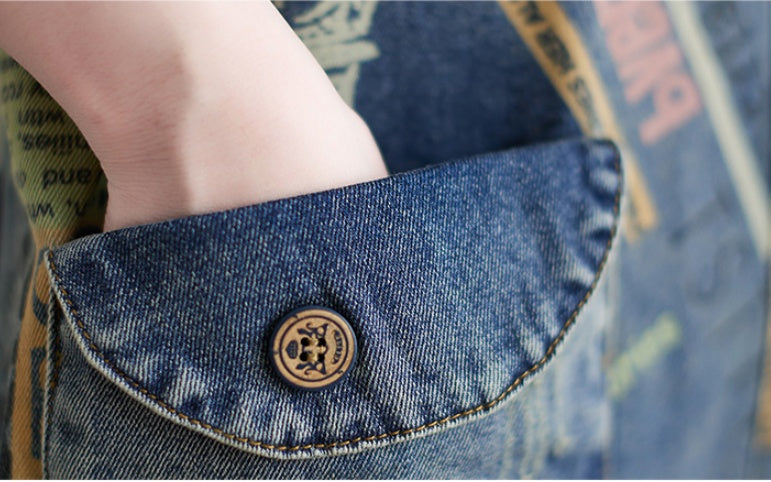 Retro Chic Oversized Denim Suspenders